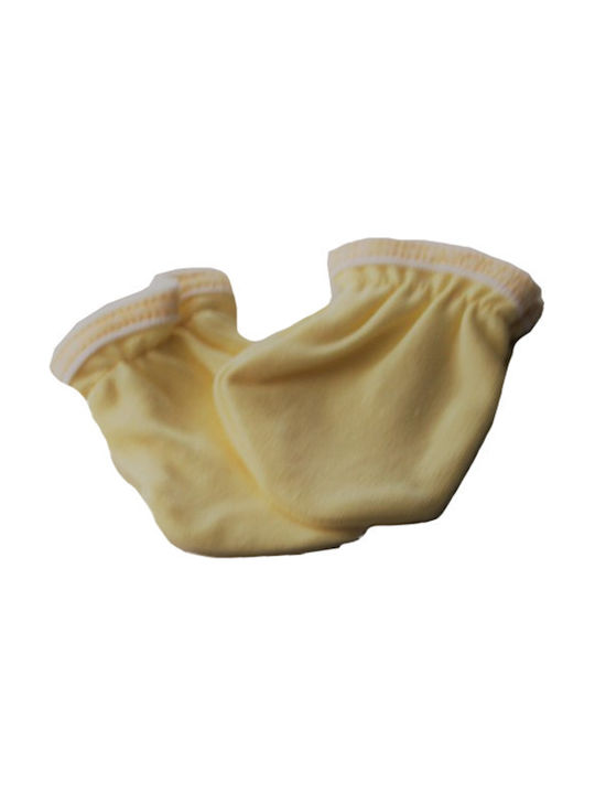 Figlio Bino MIttens for Newborns Yellow