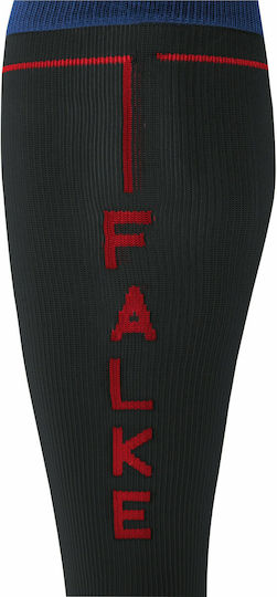 Falke Energizing Tube Elastische Wadenstützen Schwarz Blau 16021-3006