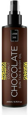 Lavish Care Coconut Chocolate Λάδι Μαυρίσματος για το Σώμα 200ml