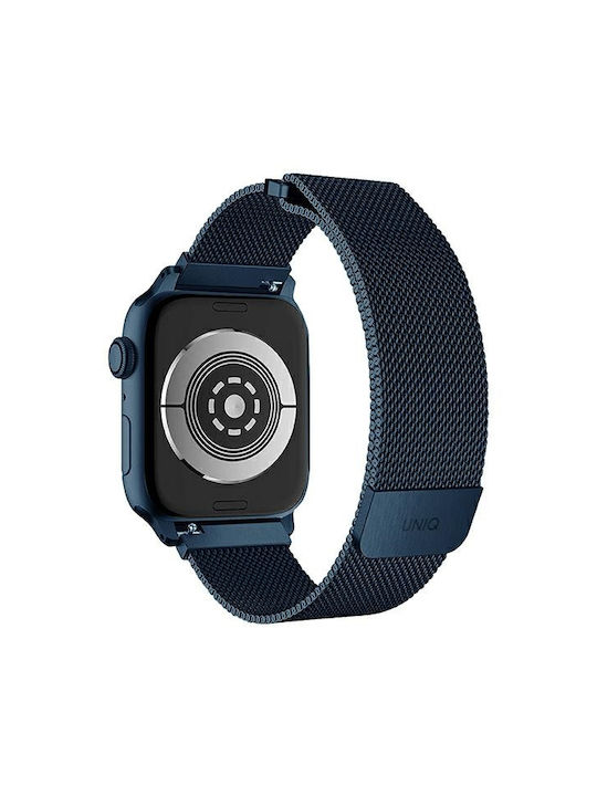 Uniq Dante Curea Oțel inoxidabil Cobalt Blue (Apple Watch 44/45/46mm/Ultra 49mm) UNIQ-45MM-DANCBLU