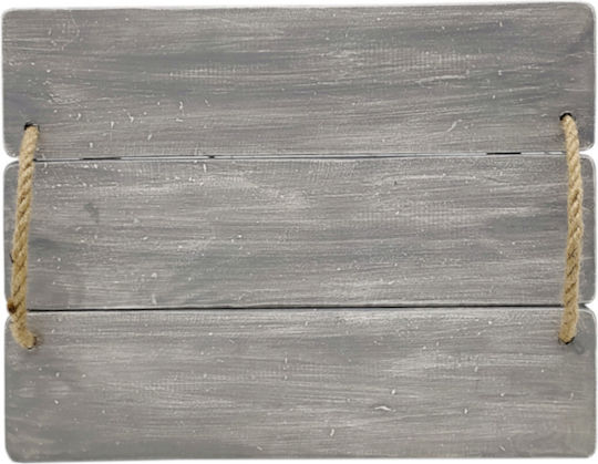 Korres Craft Vintage Дърво Поднос за сервиране с Дръжки в Сив Цвят 37x27x4см 236-106-06 1бр Korres Craft Vintage Дърво Поднос за сервиране с Дръжки в Сив Цвят 37x27x4см 236-106-06 1бр