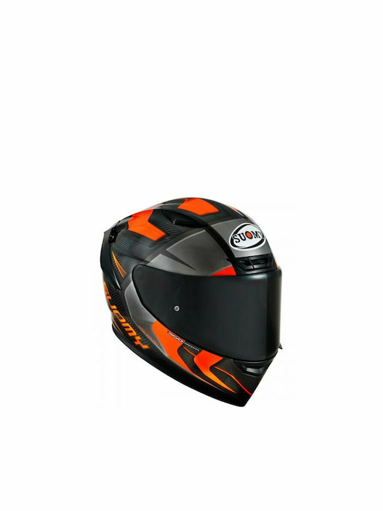 Suomy TX-Pro Advance Orange Fluo Motorradhelm Volles Gesicht ECE 22.06 Gewicht (+/-50 gr) mit Pinlock
