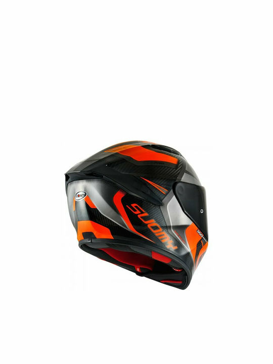 Suomy TX-Pro Advance Orange Fluo Motorradhelm Volles Gesicht ECE 22.06 Gewicht (+/-50 gr) mit Pinlock