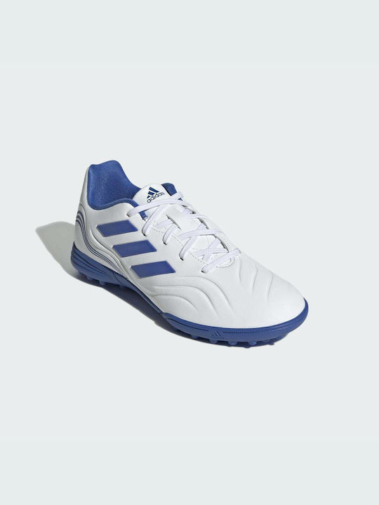 Adidas Papuci de fotbal pentru copii Copa Sense.3 Tf cu grătar Cloud White / Hi-res Blue / Legacy Indigo