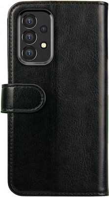 Rosso Element Synthetic Leather Wallet Black (Galaxy A53)