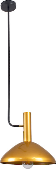 GloboStar Katie Pendant Light Gold 35x35x120cm GloboStar Katie Pendant Light Gold 35x35x120cm