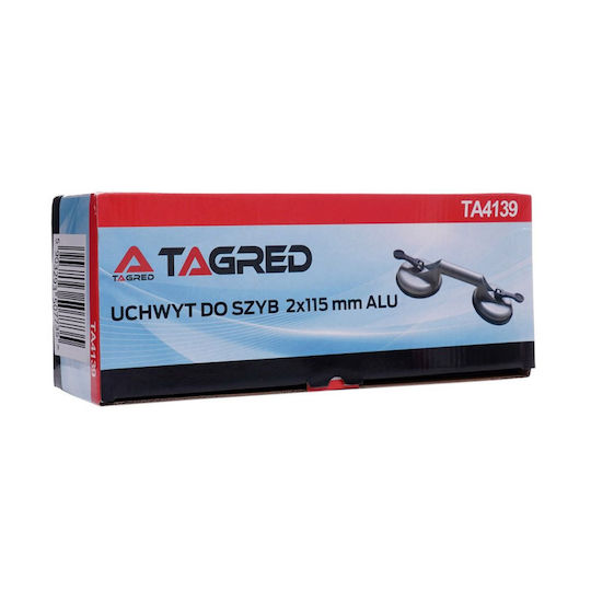 Tagred Dublu Ventuză Aluminiu Diametru 120mm cu Capacitate de Prindere 100kg