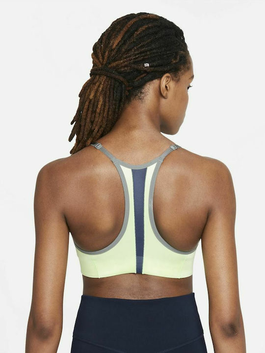 Nike Swoosh Icon Clash Women's Sports Bra Gray