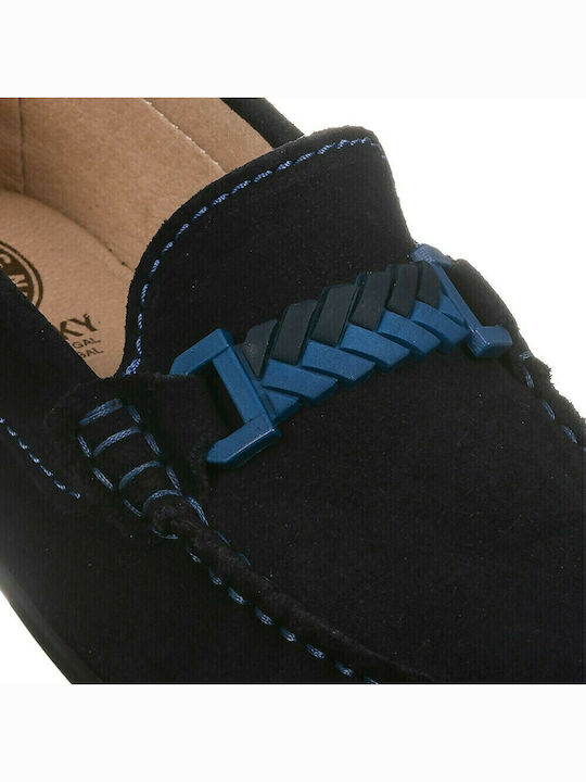 Kinder-Mokassins Marineblau