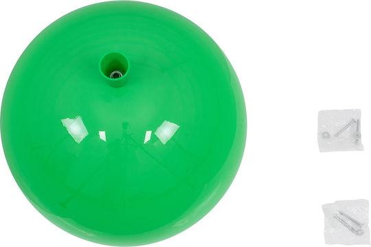 GloboStar Balloon Μονόφωτο Παιδικό Φωτιστικό Κρεμαστό από Πλαστικό με Υποδοχή E27 Πράσινο 30x33cm