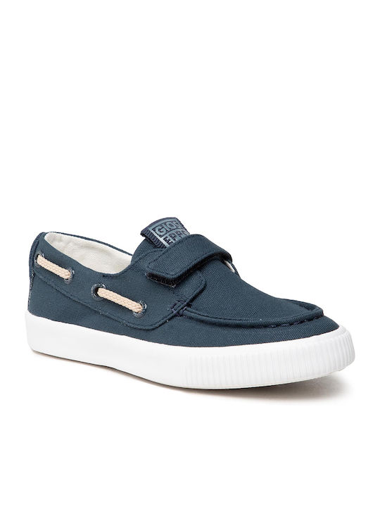 Kinder-Mokassins Marineblau
