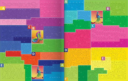 Hinkler Αυτοκόλλητα Kaleidoscope Sticker Mosaic: Neon Nature