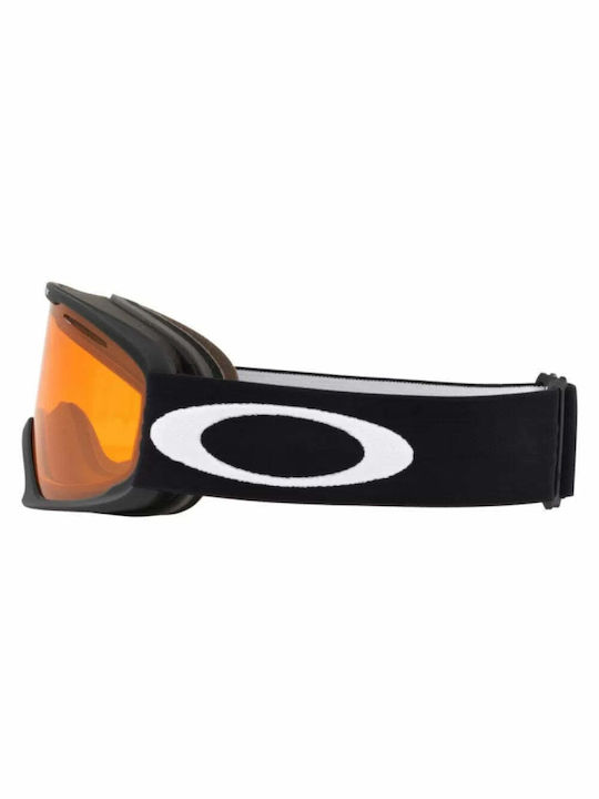 O-Frame 2.0 Pro Μάσκα Σκι & Snowboard Ενηλίκων Μαύρη με Φακό Πορτοκαλί
