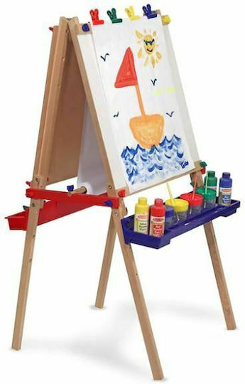 Melissa & Doug Deluxe Standing Art Easel Μαυροπίνακας Διπλής Όψης Επιδαπέδιος 66.04x66.04x119εκ.