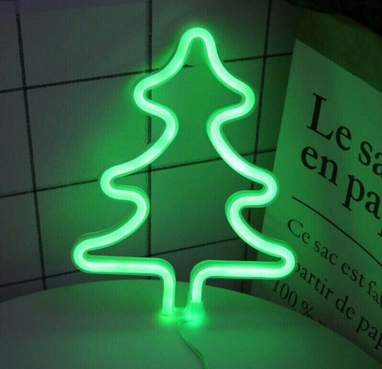 Christmas Decorative Illuminated Tree Light Tube Battery