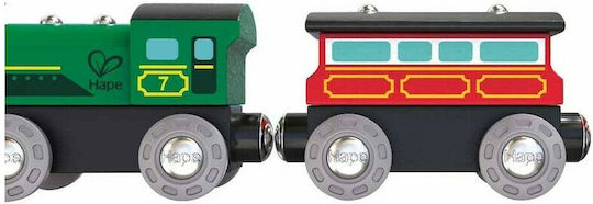 Hape Steam-Era Passenger Train made of Wood for 3+ years+ Years
