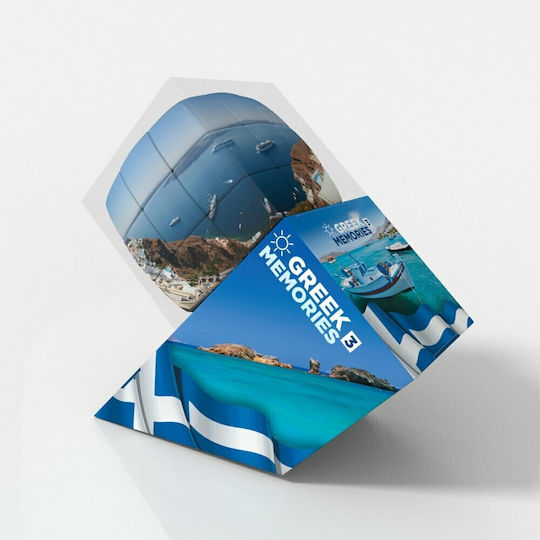 V-Cube Greek Memories Santorini - 3 Pillow Speed Cube 3x3 for 6+ years old Years G3P-SAN 1pcs
