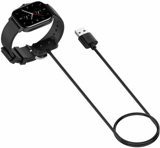 USB Charging Cable Зарядно за Amazfit GTR 2 Черен