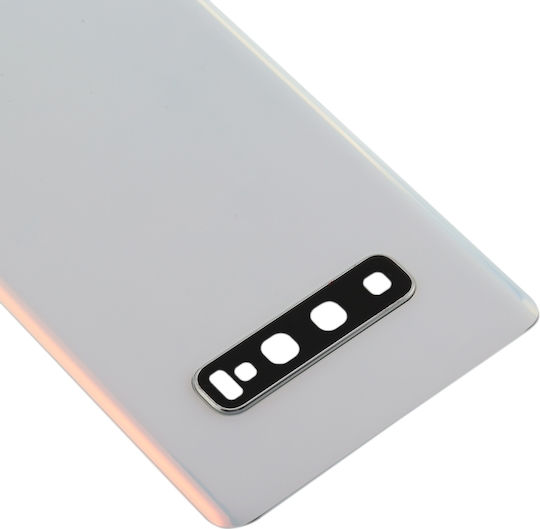Batterieabdeckung Weiß für Galaxy S10+