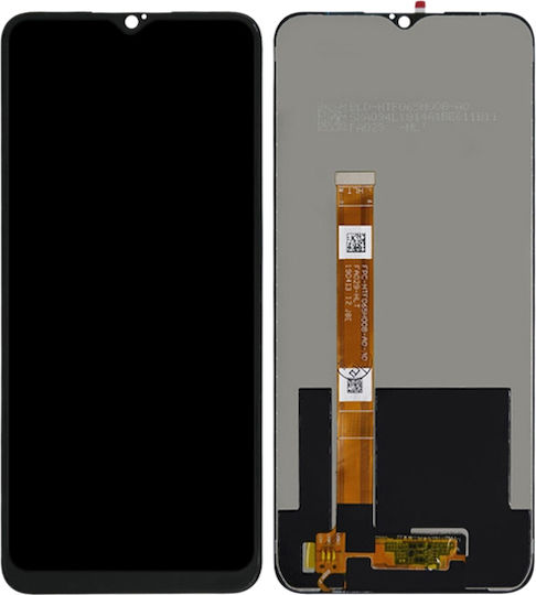 Οθόνη mit Touch-Mechanismus für Realme 5 (Schwarz)