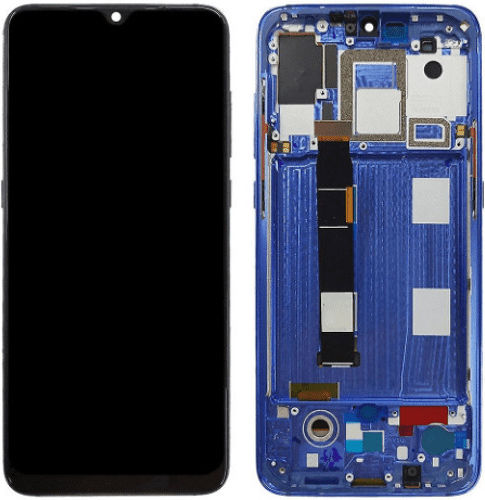 Xiaomi Οθόνη με Μηχανισμό Αφής και Πλαίσιο για Mi 9 (Μπλε)