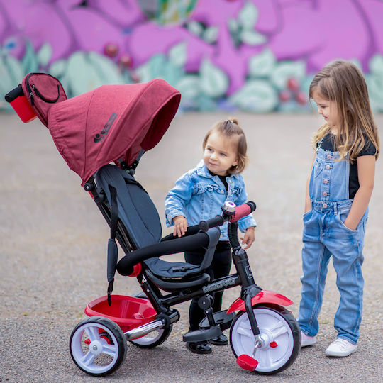Lorelli Moovo Eva Wheels Foldable & Convertible Kids Tricycle for 1-3 Years Green