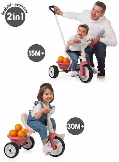 Smoby Be Move mit Elterngriff für 15 Monate Rosa
