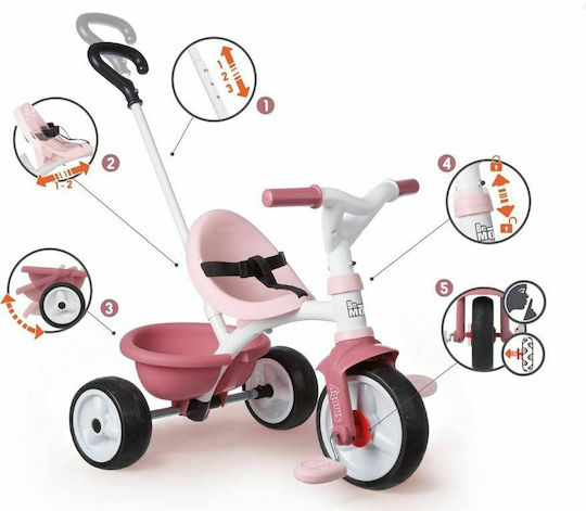 Smoby Be Move mit Elterngriff für 15 Monate Rosa