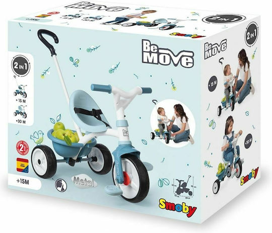 Smoby Be Move με Χειρολαβή Γονέα για 15 Μηνών Μπλε
