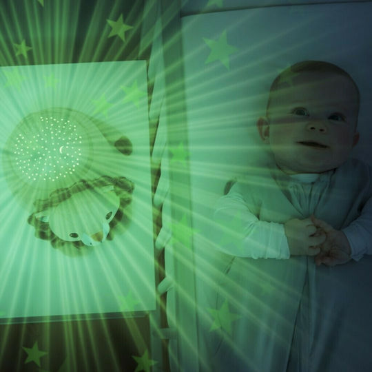 Zazu Sleep Toy Leo Projection made of Fabric with White Noise and Light for 0++ Months
