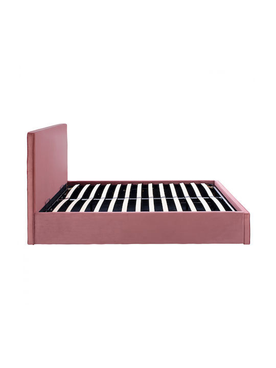 Allie Pat Dublu Tapițat cu Material Măr Stricat cu Plăci pentru Saltea 160x200cm