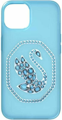 Swarovski Swan Plastic Back Cover Blue (iPhone 13)