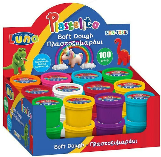 Luna Plasticine Modelling Dough For 3+ Years Blue