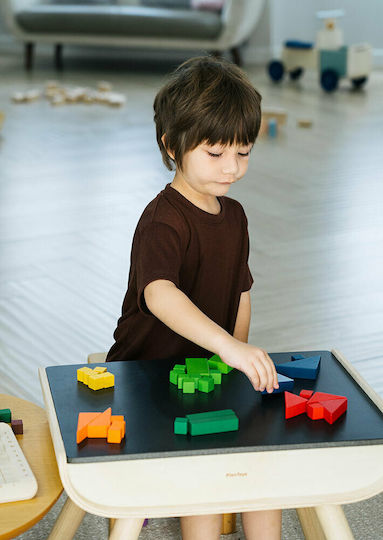 Plan Toys Τουβλάκια Tα Κλάσματα Ξύλινα για 2+ Ετών 23τμχ