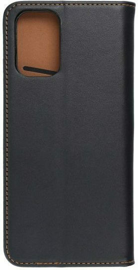 Forcell Leather Smart Pro Back Cover Leather / Silicone Black (Redmi 10 / 10 2022)