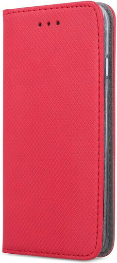 Tel1 Smart Книга Изкуствена кожа Червен (Poco M4 Pro 5G / Redmi Note 11s 5G)