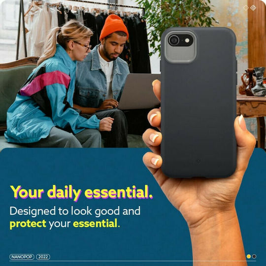 Caseology Nano Pop Back Cover Πλαστικό / Σιλικόνης Black Sesame (iPhone SE 2022/2020)