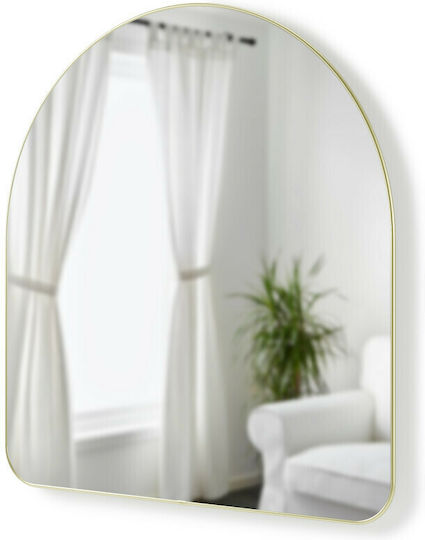 Umbra Hubba Oglindă De Perete Arcuită Auriu 92x87cm Umbra Hubba Oglindă De Perete Arcuită Auriu 92x87cm