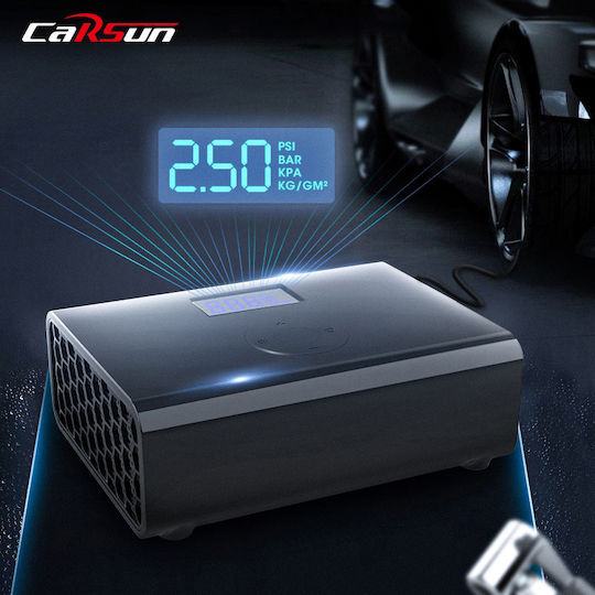 Carsun Car Tire Pump with Cable 12V
