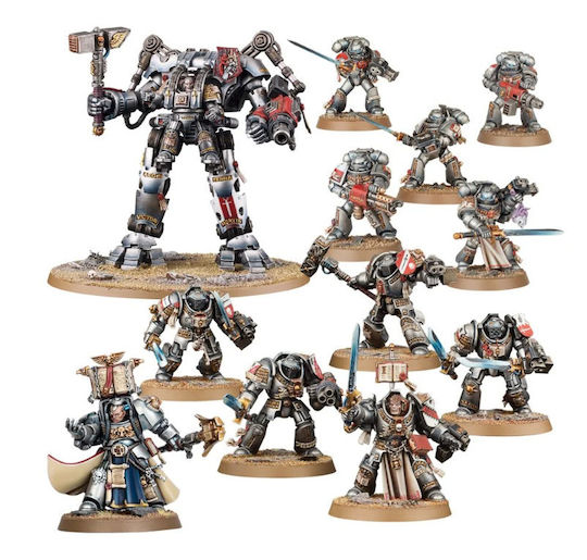 Games Workshop Warhammer 40000 - Grey Knights: Combat Patrol Figures 12pcs 99120107016