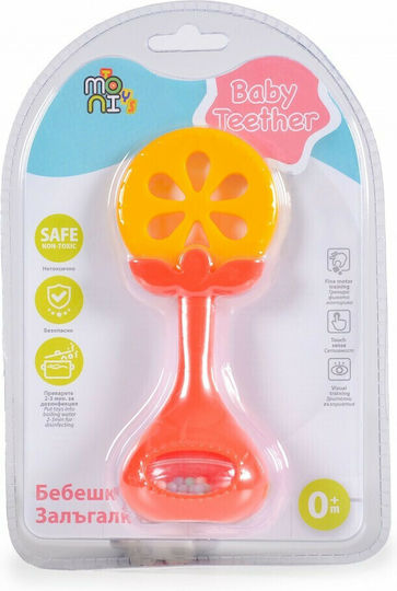 Moni Baby Rattle Teething Relief made of Plastic for 0 m+