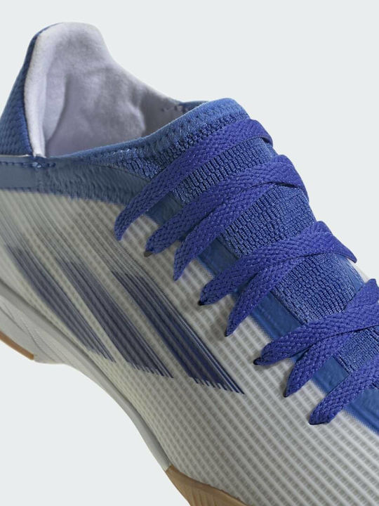 X Speedflow 3 IN Kids Soccer Cleats Indoor Cloud White / Legacy Indigo / Hi-Res Blue