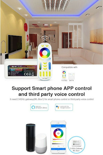 GloboStar MiBOXER FUT039 Drahtlos RGBW und RGB Controller RF (Request for) - Anfrage für 73433