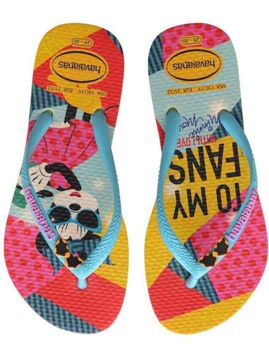 Kids' Flip Flops Minnie Multicolour Slim Disney Cool