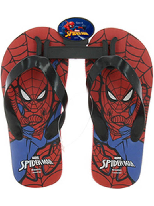 Kinder Flip Flops Spider-Man Schwarz Spiderman