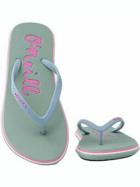 Παιδικές Σαγιονάρες Flip Flops Πράσινες Fg Logo