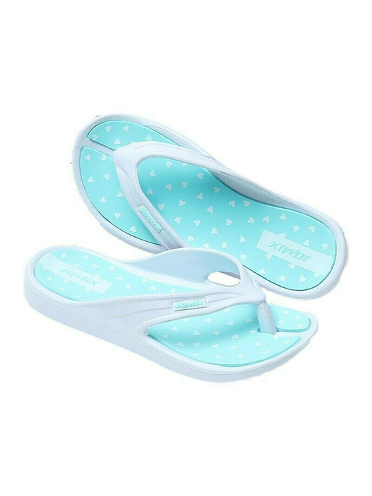 Jomix Șlapi pentru copii Flip Flops Albe