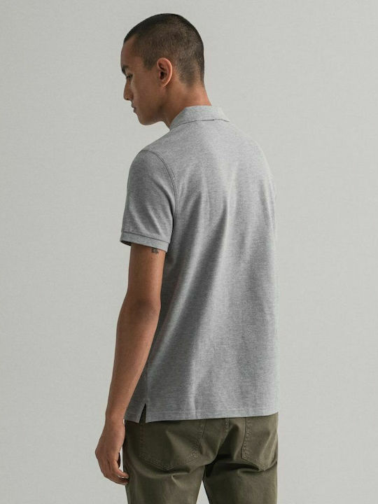Polo Kurzarmbluse Gray