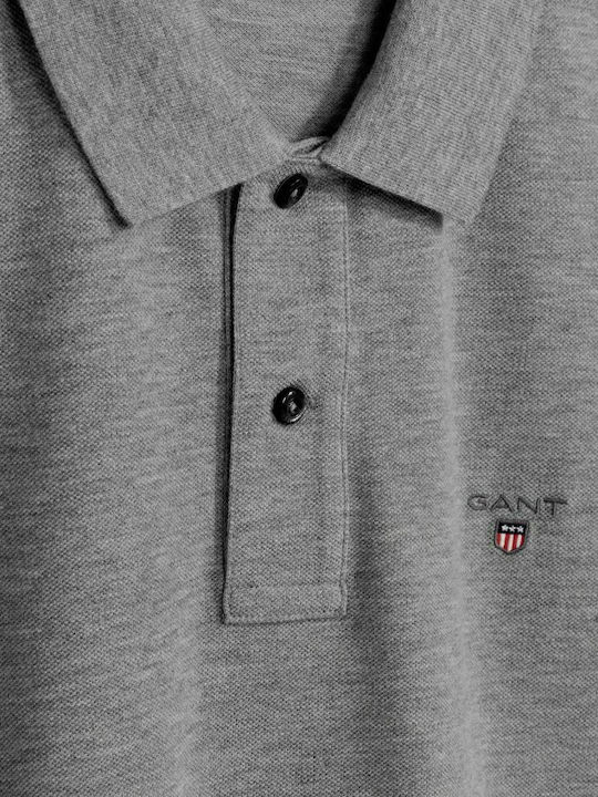 Polo Kurzarmbluse Gray