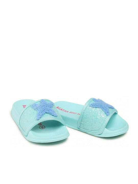 Kids' Slides Light Blue
